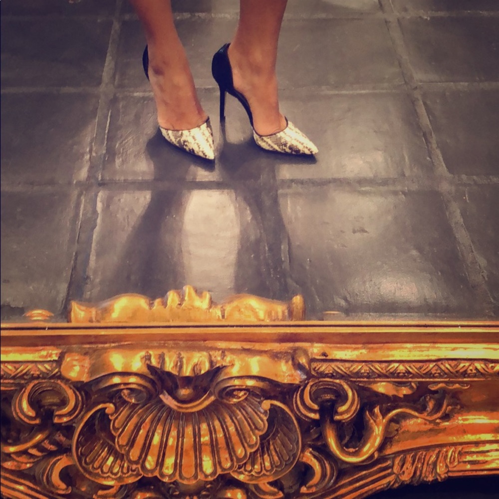 Sam Edelman delilah snake skin heels